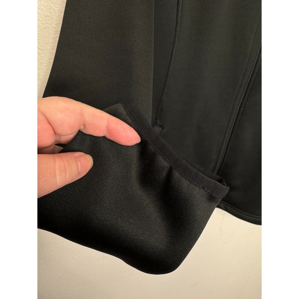 The North Face Large Canyon Flats Fleece Jacket Black Change Healthcare Logo NWT - Picture 4 of 15